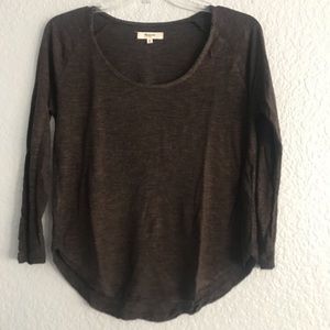 Madewell long sleeve top.